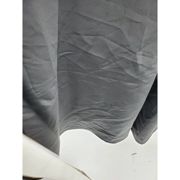 PINKY & ME  women’s 4P Black satin flare maxi cocktail dinner Dress - Picture 5 of 6